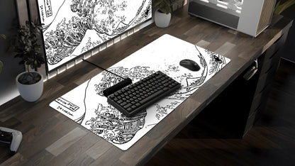 White “The Wave” | Mouse Pad