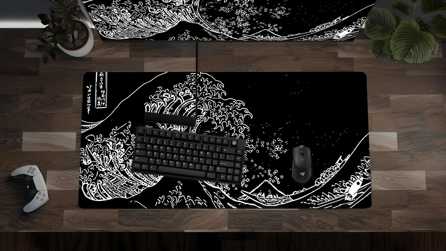 Black “The Wave” | Mouse Pad